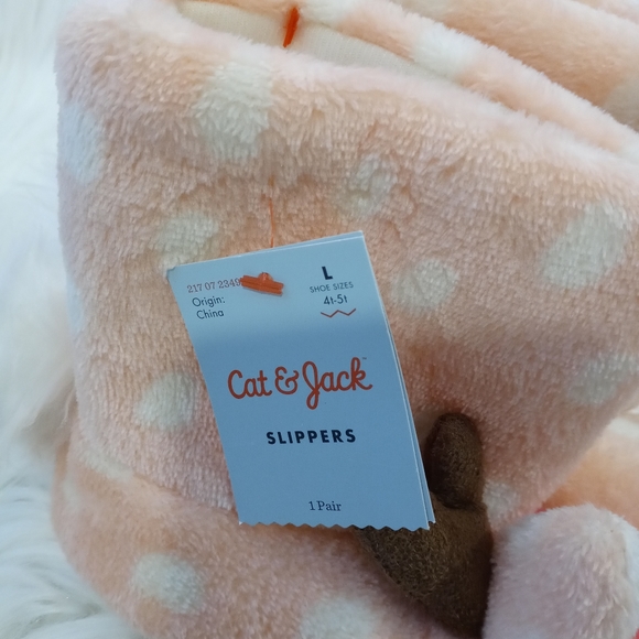 Cat & jack toddler girls Reindeer polka dot house - Picture 2 of 2